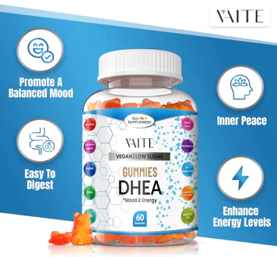 DHEA 50mg, 60 Gomas Mastigáveis, Vaite