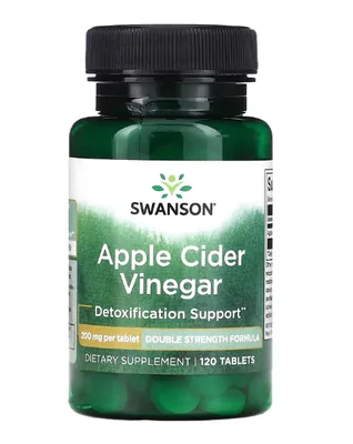 Apple Cider Vinegar, Vinagre de Maçã, 200mg, 120 Tablets, Swanson
