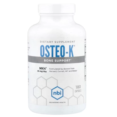 Osteo-K, 180 Cápsulas, NBI Health