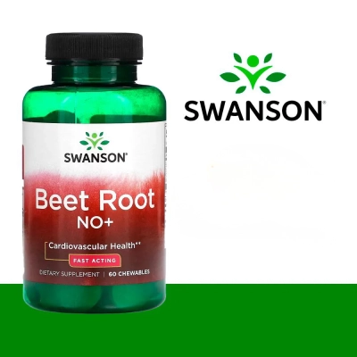 Beet Root No+, Beterraba,  60 Comprimidos Mastigáveis - Swanson