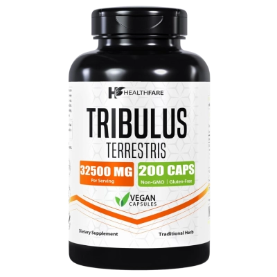 Tribulus Terrestris - 32500mg, 200 Cápsulas, Healthfare 