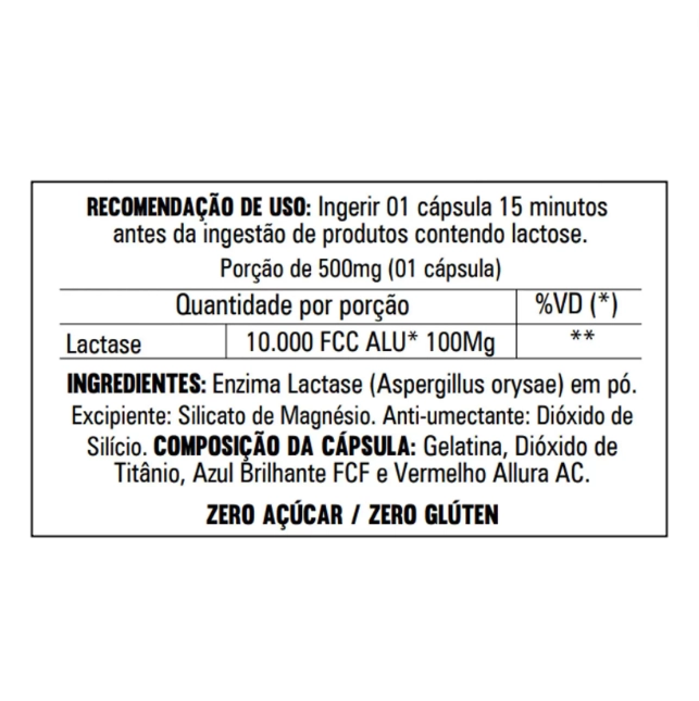 Lactinea, Enzima Lactase (10.000 FCC), 30 Cápsulas, Flora Nativa