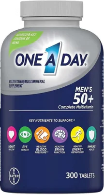 Multivitamínico Completo para Homens +50, 300 comprimidos, One-A-Day