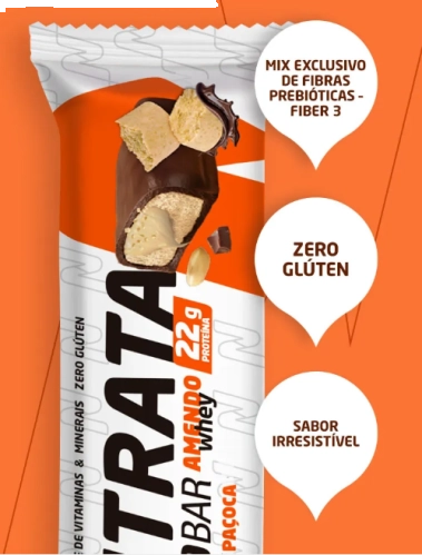 Barra de Proteína Protobar, Sabores, 3 Unidades 70g Cada, Nutrata