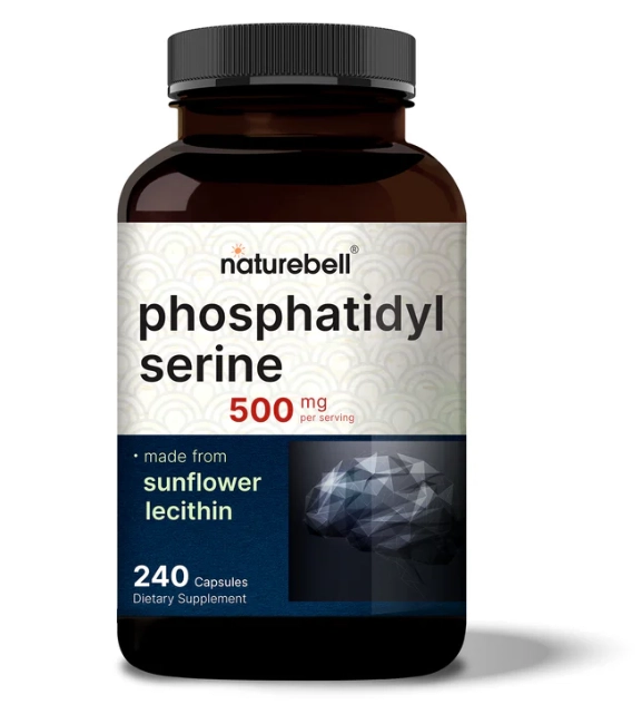Fosfatidilserina Ultra Forte 500mg, 240 cápsulas, Naturebell
