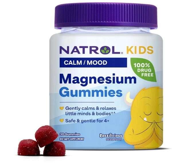 Citrato de Magnésio Kids, 30 Gomas Razzilicious, Natrol