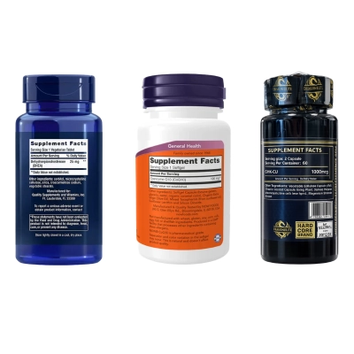 Kit DHEA 25 mg + CoQ10 100 mg Now + GHK-Cu 2000 mcg
