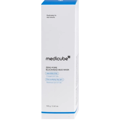 Máscara Purificante de Argila, Zero Pore Blackhead Mud Mask, 100g, Medicube
