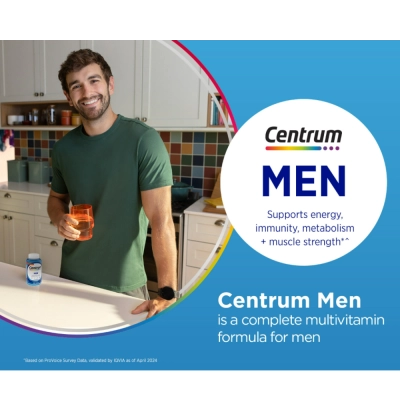Centrum Men Multi-Vitamin, 200 Comprimidos, Importado