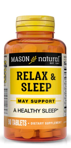 Relax & Sleep, 90 Comprimidos, Mason Natural