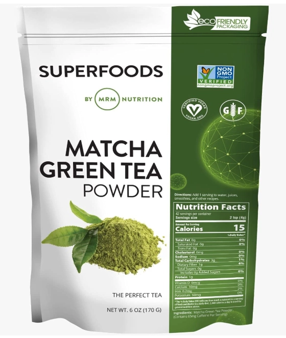 Matcha Green Tea, 170g, MRM Nutrition