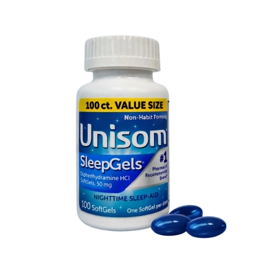 SleepGels, Diphenydramine, HCI, 100 SoftGels, Unisom 