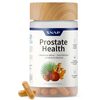 Prostate Health, Próstata, Urinário e Qualidade de Vida Masculina, 90 Cápsulas Vegetais, Snap Supplements