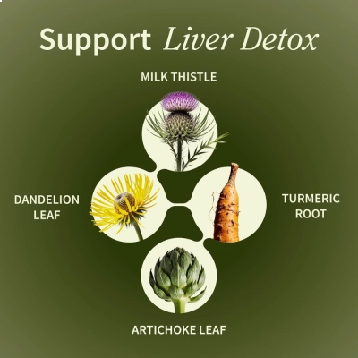 Liver Health &amp; Detox, Suporte ao Fígado, 60 Cápsulas, Snap