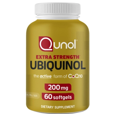 Ubiquinol 200mg Extra Strength, Softgels, Qunol