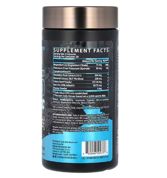 Lipo6 Diurético, 80 Cápsulas, Nutrex