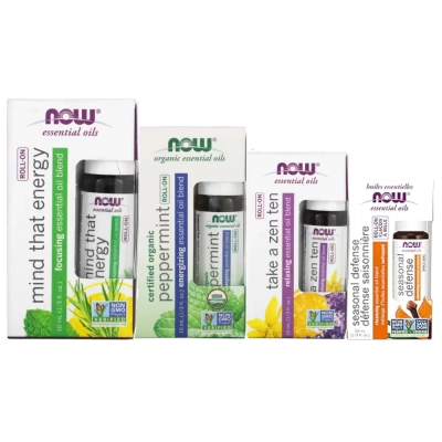 Óleo Essencial, Aromaterapia com Fragrâncias Variadas, 10 ml, Now