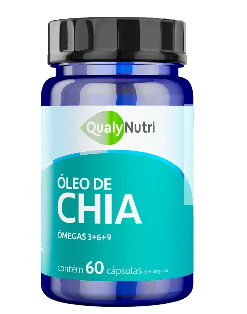 Óleo de Chia, 700mg, 60 Cápsulas, QualyNutri