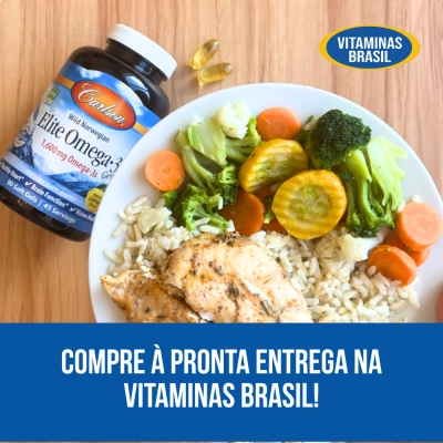 Elite Omega-3 Gems, 1.600 mg, 30 Cápsulas Softgel, Carlson