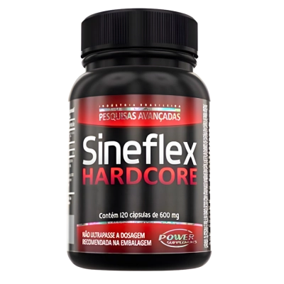 Sineflex Hardcore, 600mg, 120 Cápsulas, Power Supplements