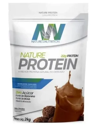 Whey Protein, Sabor chocolate, 2Kg, Natures Nutrition