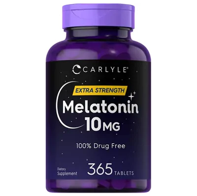 Melatonina 10mg, 365 Comprimidos, Carlyle