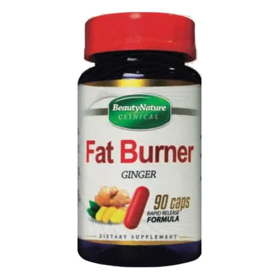 Fat Burner, Gengibre, 90 Cápsulas, Beauty Nature