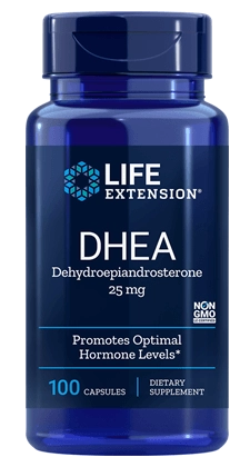 Dhea 25mg, 100 Cápsulas , Life Extension