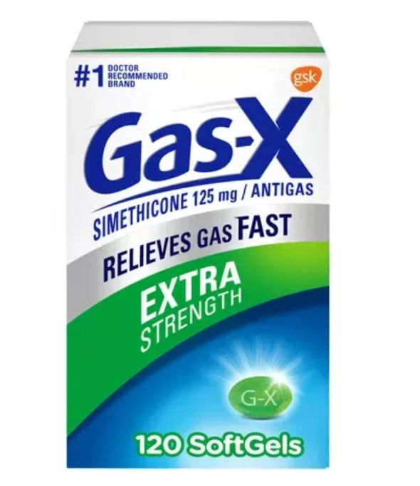 Gas-X Extra Forte, 120 Cápsulas