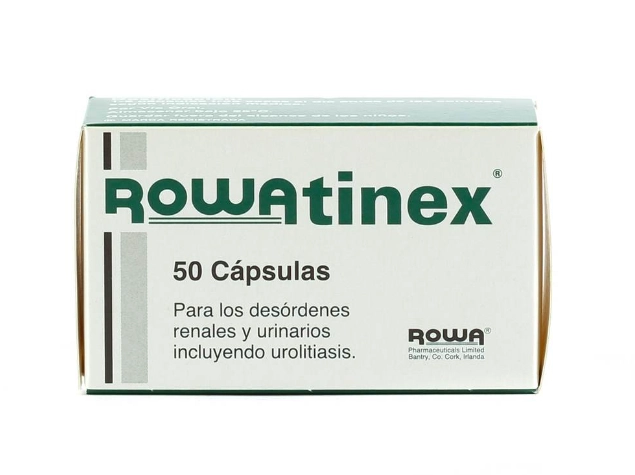 Rowatinaex,  Tratamento de Urolitíase e doenças renais e Urinárias,50 Cápsulas, Rowa