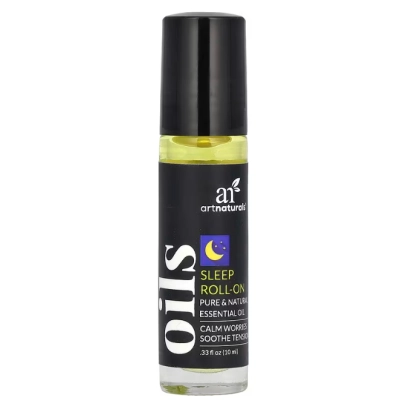 Sleep Roll-On, Óleo Essencial Relaxante para Sono e Calma Mental, 10ml, artnaturals