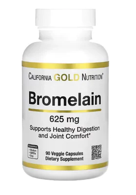 Bromelaína, 625mg, 90 Cápsulas, California Gold Nutrition