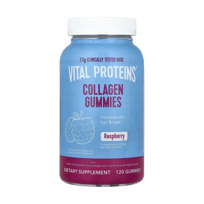 Gomas de Colágeno, Framboesa, 128 Gomas, Vital Proteins