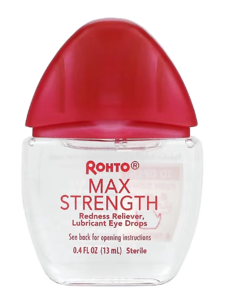 Colírio Refrescante, Força Máxima, Alívio Máximo da Vermelhidão, 13ml, Rohto
