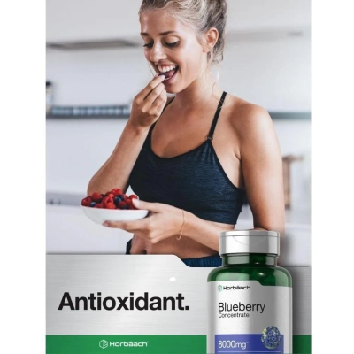Blueberry Concentrado De Mirtilo 16.000mg, 150 Cápsulas - Horbaach