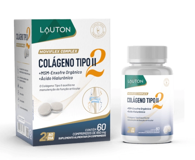 MOVIFLEX Colágeno Tipo II, 60 Comprimidos, Lauton Nutrition