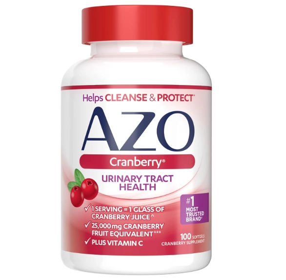 AZO Cranberry, Saúde do Trato Urinário, 100 Cápsulas, Helps Cleanse & Protect