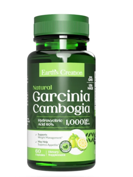 Garcínia Cambogia, 1000mg, 60 Cápsulas, Earths Creation