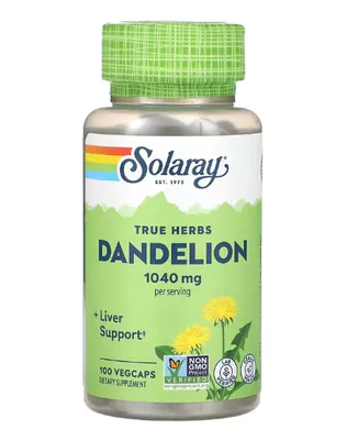 Dandelion, Dente de Leão, 520mg, 100 VegCaps, Solaray