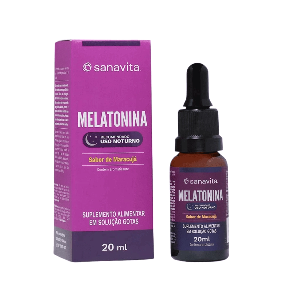 Melatonina em Gotas, 20ml - Sanavita