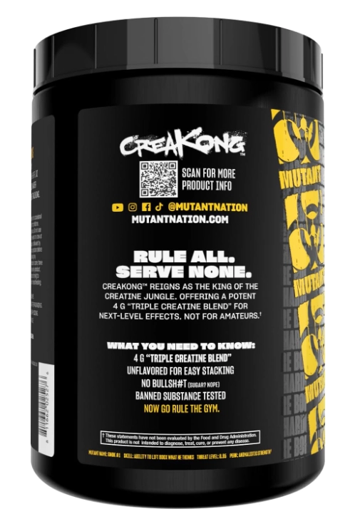 Mix Creatinas Creakong, 300g Sem Sabor, Mutant