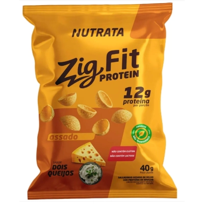 Zig Fit Salgado Proteico, Opções Sabores, 40g, Nutrata