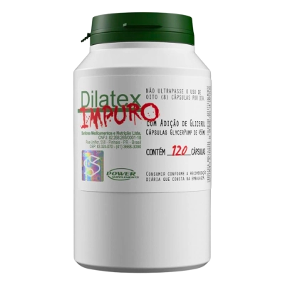 Pré-treino Dilatex Impuro, 120 Cápsulas, Power Supplements