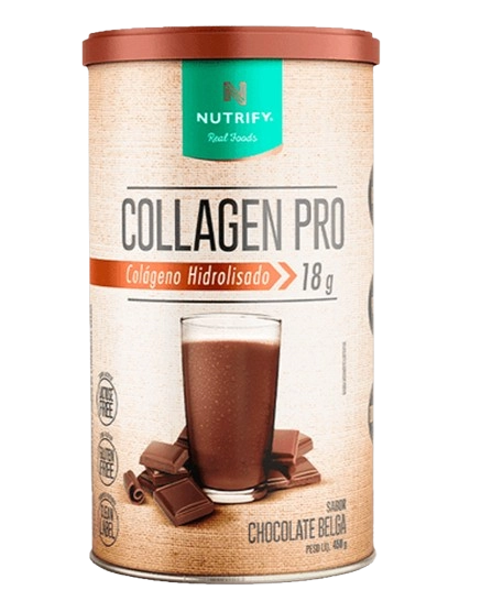 Collagen Pro, Colágeno Hidrolisado, Sabores, 450g, Nutrify