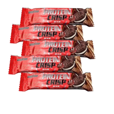 Protein Crisp Bar, Barra De Proteína, 45g, 3 Unidades, Integralmedica