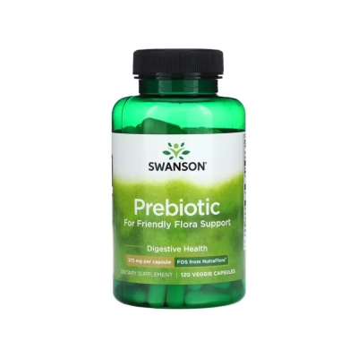 Prebiotic, 375mg, 120 Cápsulas, Swanson