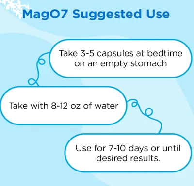 MagO7, Limpeza e Desintoxicação natural do Cólon, 180 Cápsulas, Nbpure