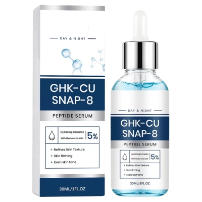 GHK-Cu, Snap-8, Sérum de Peptídeo de Cobre, 30ml, Viareline