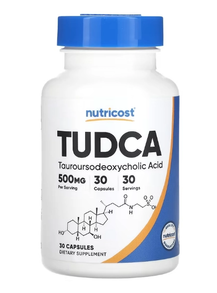 TUDCA, 500 mg, 30 cápsulas, Nutricost
