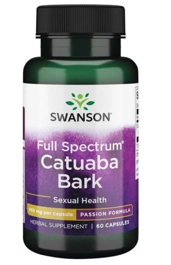 Catuaba Bark, 465mg, 60 cápsulas, Swanson